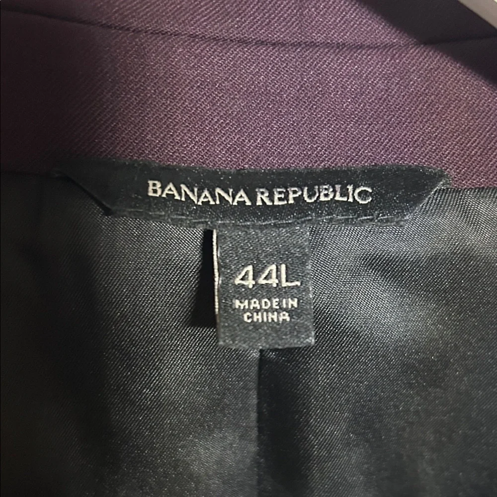 Banana Republic Men's Blazer - Deep Burgundy